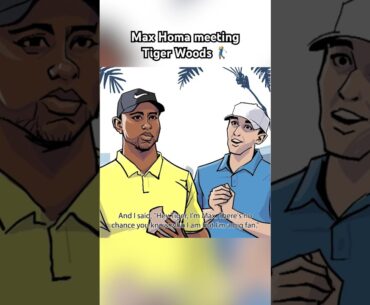 The story of Max Homa meeting Tiger Woods is LEGENDARY ❤️