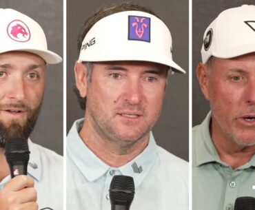 Jon Rahm, Bubba Watson, & Phil Mickelson on HOW LIV Golf Miami HELPS them PREPARE for the Masters