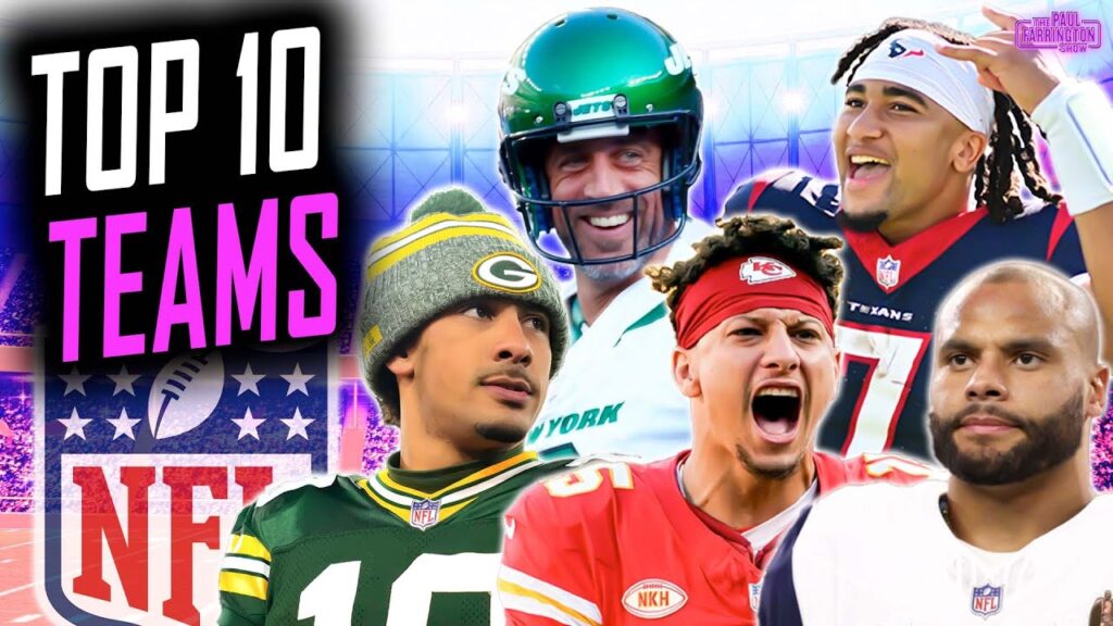 Top 10 Teams: Packers TOP 5? Texans hype, will Rodgers save Jets? Cowboys OFF LIST? | PFS