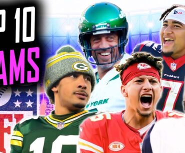 Top 10 Teams: Packers TOP 5? Texans hype, will Rodgers save Jets? Cowboys OFF LIST? | PFS