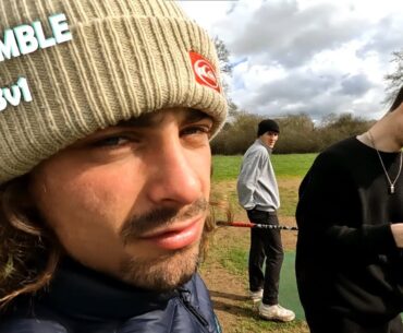 Belle journée pour jouer au golf !