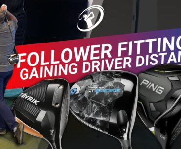 FOLLOWER FITTINGS // Driver Fitting to Minimize Slice