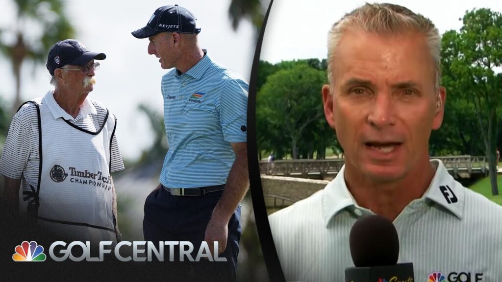 Jim Furyk split with longtime caddie Mike ‘Fluff’ Cowan was ‘amicable’ | Golf Central | Golf Channel