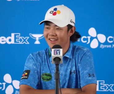 Kris Kim Wednesday Press Conference 2024 THE CJ CUP Byron Nelson