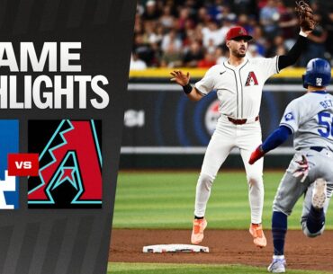 Dodgers vs. D-backs Game Highlights (5/1/24) | MLB Highlights