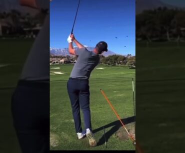 Justin rose drill down the line #justinrose #golfswing #drill