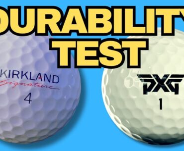 DURABILITY TEST - KIRKLAND VS PXG Golf Balls