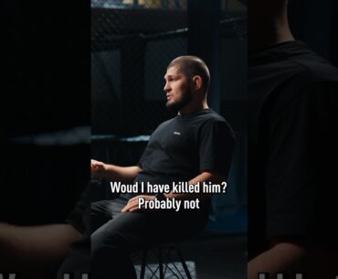 Khabib says he would've not let Conor out of the sub without Herb Dean 🎥 VK