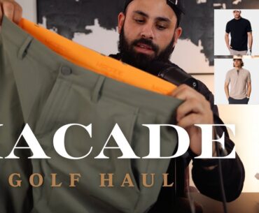 Macade Golf Unboxing | Mock Neck Shirt, Bomber Shirt & 4 Way Stretch Jogger | Travis' Golf Reviews