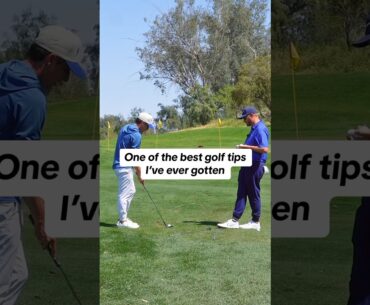 One of the best golf tips I’ve ever gotten