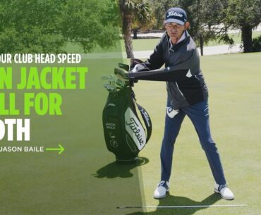 Rain Jacket Drill for Golf Swing Width  | Titleist Tips