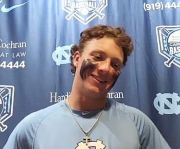 UNC's Vance Honeycutt, Cameron Padgett and Scott Forbes after win over Charlotte #UNC