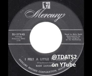 Babe Zaharias – I Felt A Little Teardrop [1953 Country, Western Swing 45]