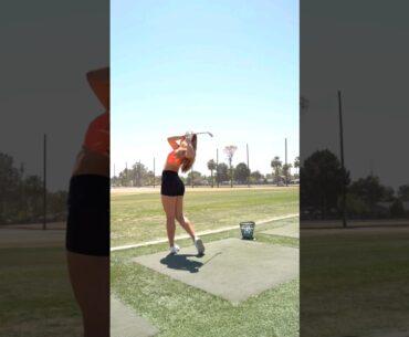 Claire He #golf #golfswing #shorts