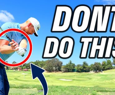 Why You SHOULDN'T Bend Your Right Arm In The Golf Swing!