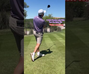 Walk 9 holes with PGA Tour pro Dylan Wu #golf #pgatour #golfswing