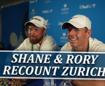 Rory McIlroy & Shane Lowry Recount Zurich Classic