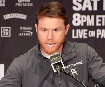 Canelo Alvarez EXPLODES on Oscar De La Hoya after NEAR BRAWL AT PRESS CONFERENCE!