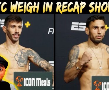 UFC Vegas 91 Nicolau vs Perez Predictions & Betting Breakdown | Weigh In Recap Show