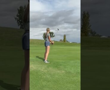 PLAY 9 HOLES WITH ME! #golf #golfgirls #golfervideos #playgolf #playaholeofgolfwithme