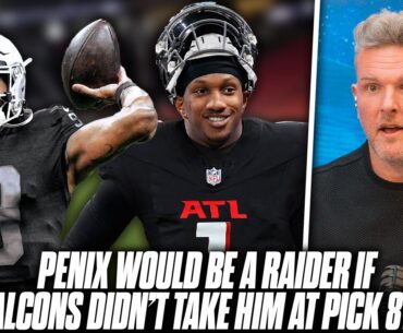 "If The Falcons Didn't Take Penix At #8, The Raiders Were Taking Him" | Pat McAfee Reacts