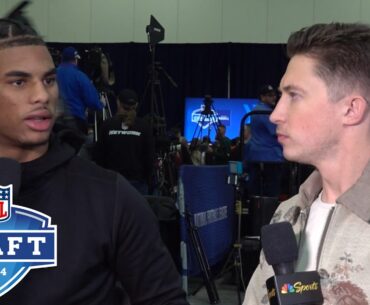 Florida State WR Keon Coleman shares how his basketball skills translated to football | NFL on NBC