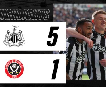 Newcastle United 5 Sheffield United 1 | Premier League Highlights