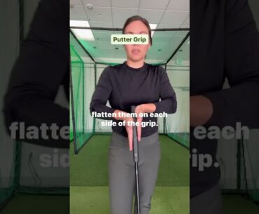 How do you grip your putter? #golftips #golfgirls #golf #golfer #golfshorts #golflife #golfcoach