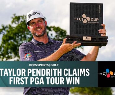 Taylor Pendrith Claims First PGA Tour Win At CJ Cup Byron Nelson I FULL RECAP I CBS Sports