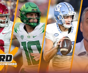 Colin's QB comps: Caleb-Mahomes, Bo Nix-Brees, Drake Maye-Justin Herbert | NFL | THE HERD