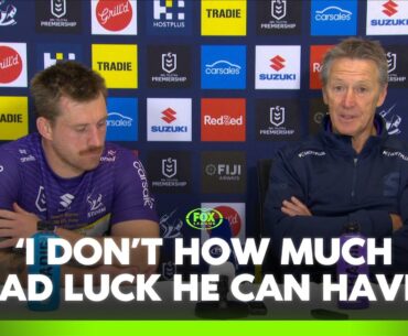 Bellamy talks Papenhuyzen injury and bittersweet win | Storm Press Conference | Fox League