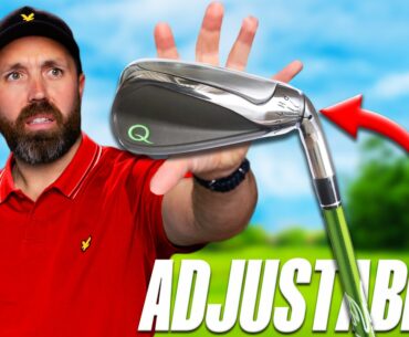 I play golf with the adjustable club! (All clubs in ONE!)