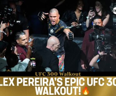 Alex Pereira with the coldest walkout at #UFC300 🥶 | Alex Pereira vs. Jamahal Hill 🔥