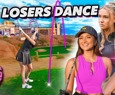 Losers have to DANCE.. 2v2 Golf Girl Match in Las Vegas!