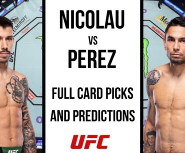 UFC Vegas 91 | Matheus Nicolau vs Alex Perez | Full Card Breakdown, Picks, and Betting Tips