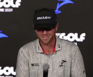 Talor Gooch Saturday Flash Interview LIV Golf Singapore 2024 © LIV Golf