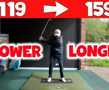 Swing SLOWER But Hit The Golf Ball 40 Yards Further With Your Irons