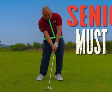 The Best Golf Lesxon For Senior Golfers For Irons Shots