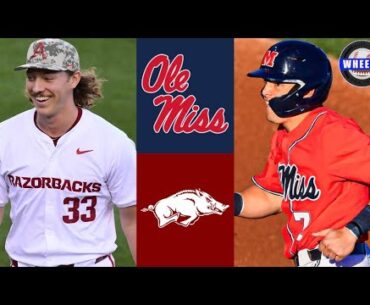 Ole Miss vs #1 Arkansas Highlights | 2024 College Baseball Highlights