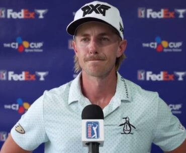 Jake Knapp Saturday Flash Interview 2024 THE CJ CUP Byron Nelson