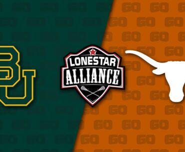 Baylor vs UT - LSA Div I Conference Championship Quarter Finals | MCLA Lacrosse