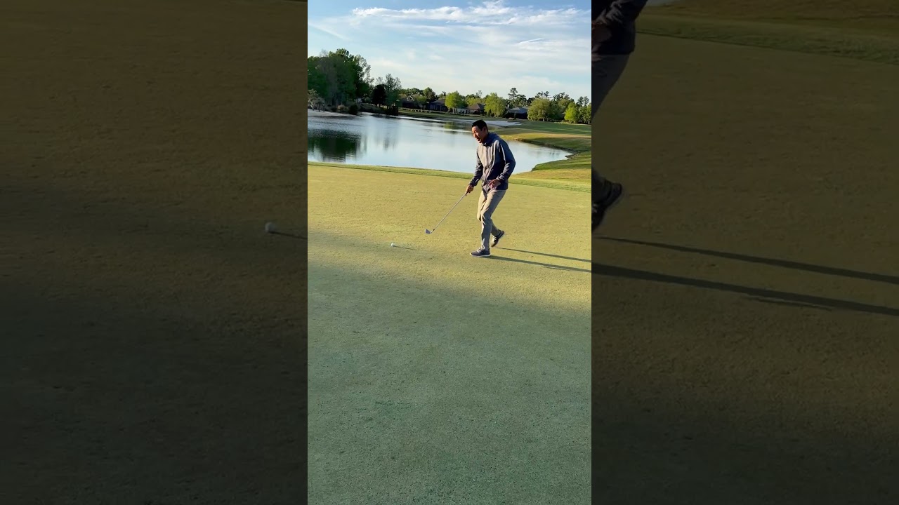 Me vs PGA Tour Player James Hahn with just a 5-iron. 21/23 Me vs PGA Tour Player James Hahn with just a 5-iron. 21/23