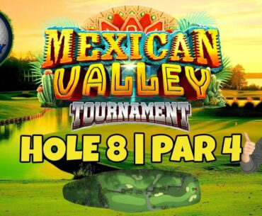 Master, QR Hole 8 - Par 4, EAGLE - Mexican Valley Tournament, *Golf Clash Guide*