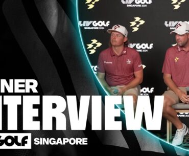 WINNER INTERVIEW: No "Hangover Effect" For Ripper GC | LIV Golf Singapore