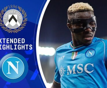 Udinese vs. Napoli: Extended Highlights | Serie A | CBS Sports Golazo