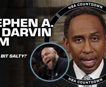 Stephen A. is 'a bit salty' about Darvin Ham getting fired by the Lakers | NBA Countdown