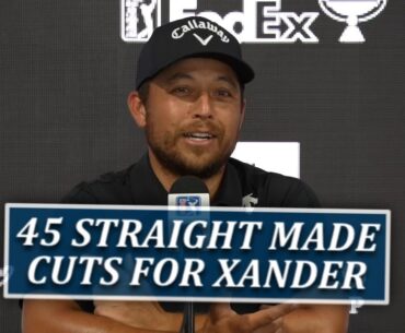 45 Straight Made Cuts For Xander Schauffele