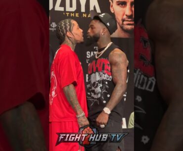 Gervonta Davis STEPS to Frank Martin in HEATED first face off at press conference!