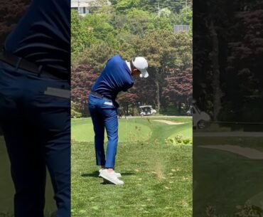 촥! 찰진 임팩트 • 내리막 급경사 파3 | Phachara KHONGWATMAI(태국) KGA 제43회 GS칼텍스 매경오픈 #golf #golfswing #골프