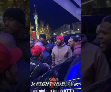 Gervonta CONFRONTS Devin Haney in HEATED confrontation!